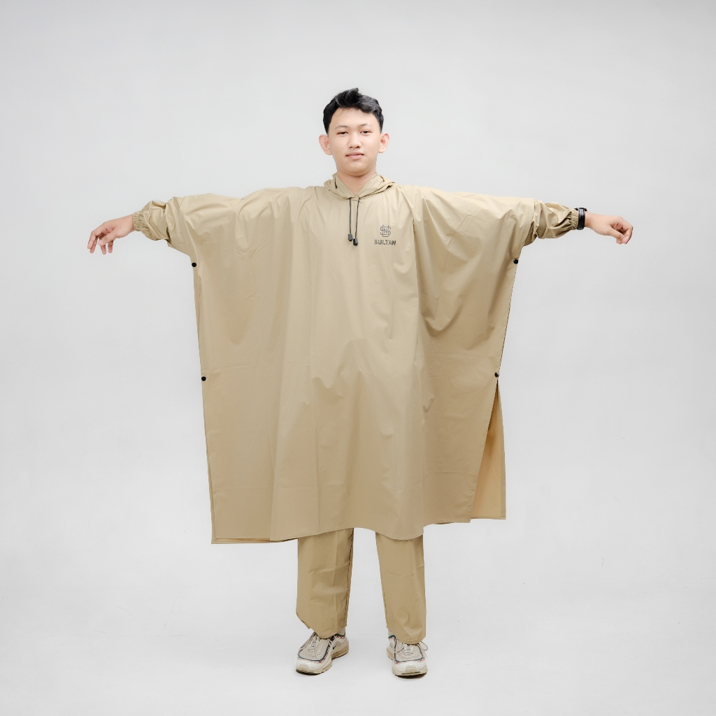MERAH HIJAU HITAM Sultan Raincoat Thick Flexible Elastic Suit Jacket ...