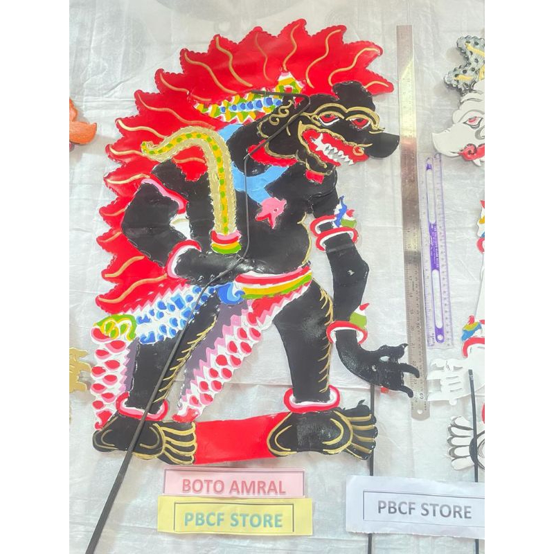 MERAH PUTIH WAYANG BOLOSEWU Buto AMRAL RED WHITE CAMBONO GUNUNGAN ...
