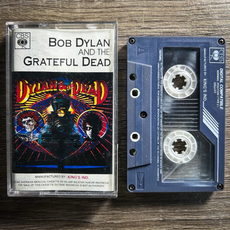 Bob CASSETTE DYLAN AND THE GRATEFUL DEAD - DYLAN & THE DEAD | Shopee ...