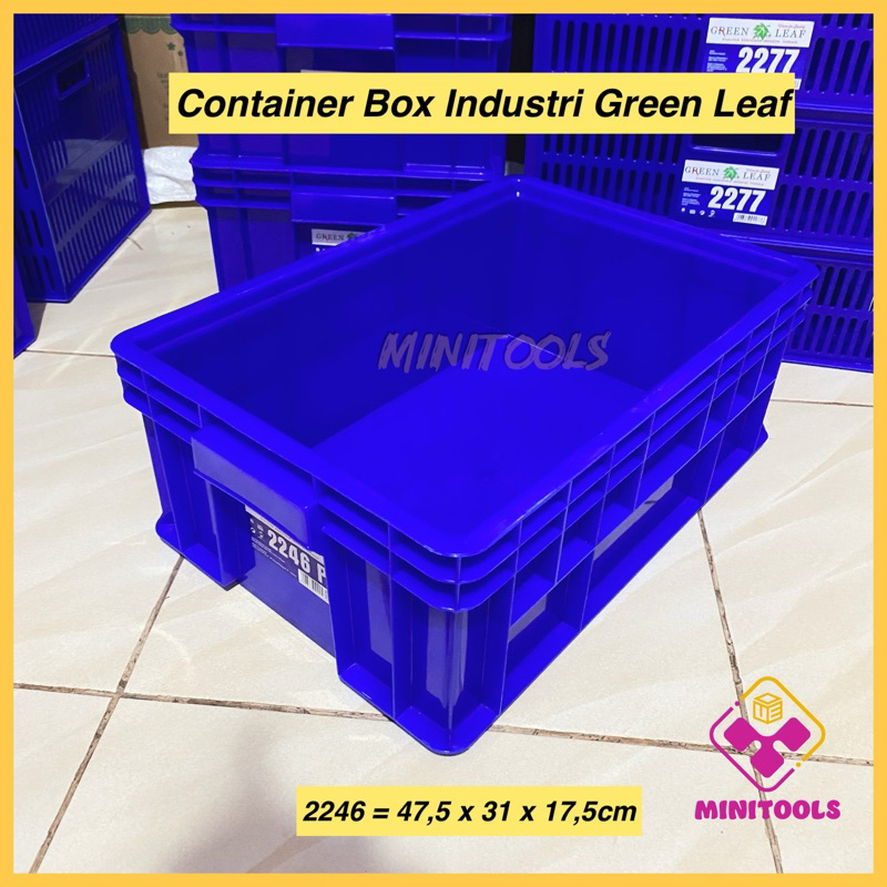 Industrial Container Box Fish Pond Container Basket Green Leaf Food ...