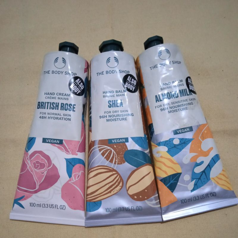 Hand cream the body shop 100 strawberry moringa and british roseML ...