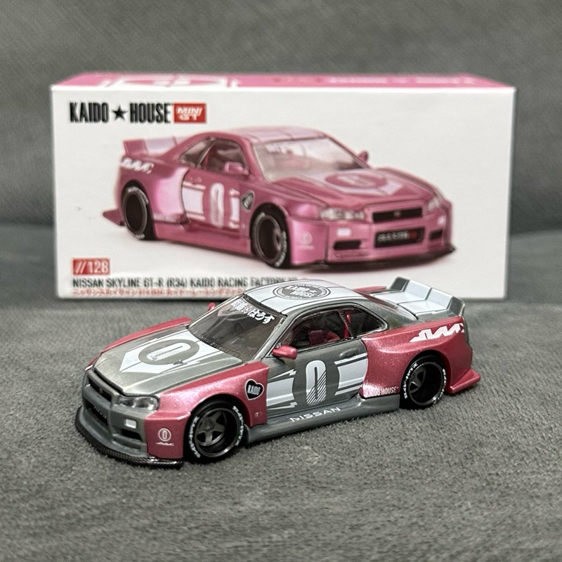 Mini GT Kaido R34 Pink Chase | Shopee Malaysia