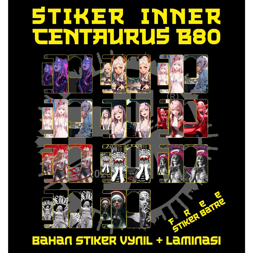 Centaurus B80 Inner Sticker - RJK Waterproof Sticker | Shopee Malaysia