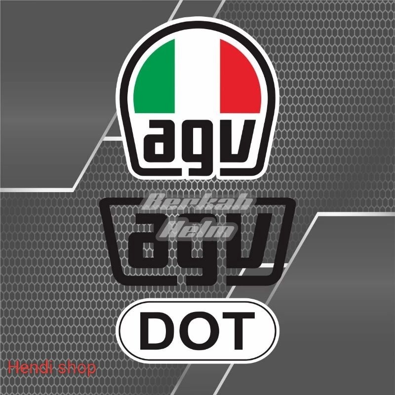1set agv helmet logo sticker + dot | Shopee Malaysia