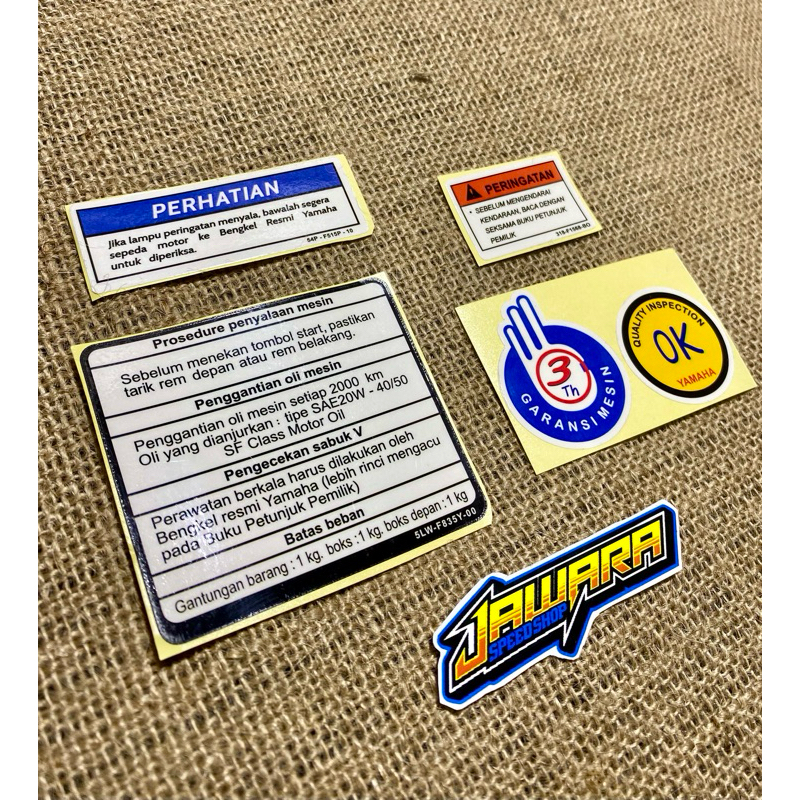 Yamaha Mio warning sticker, Mio protection sticker | Shopee Malaysia