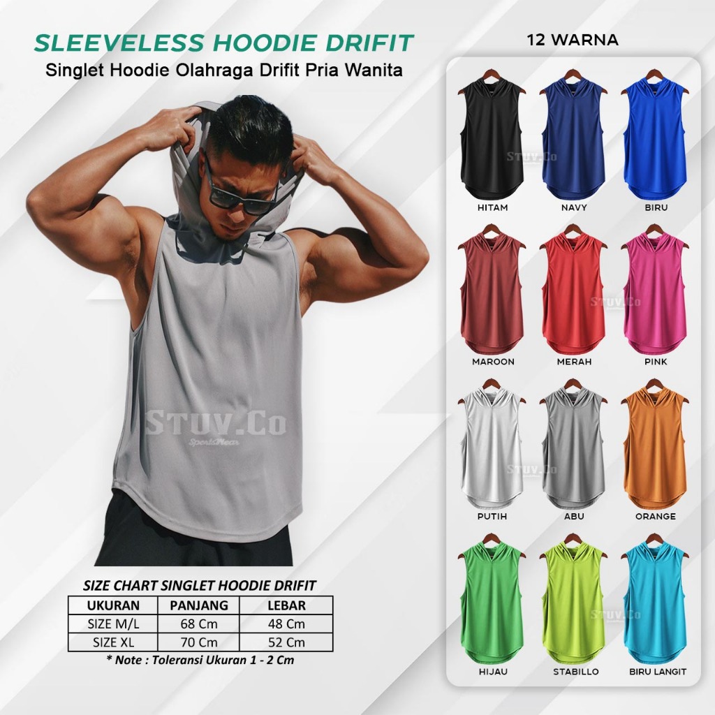 Sleeveless hoodie t shirt women's on sale