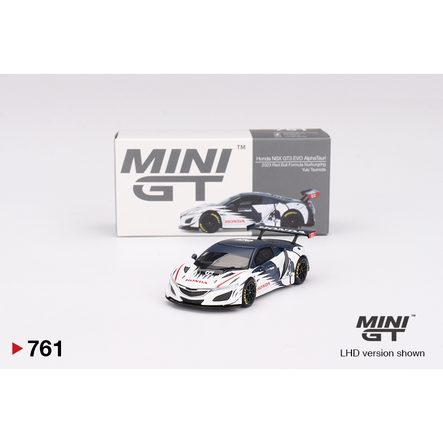 Mini GT MINIGT 761 Honda NSX GT3 EVO Alpha Tauri Yuki Tsunoda 2023 Red ...