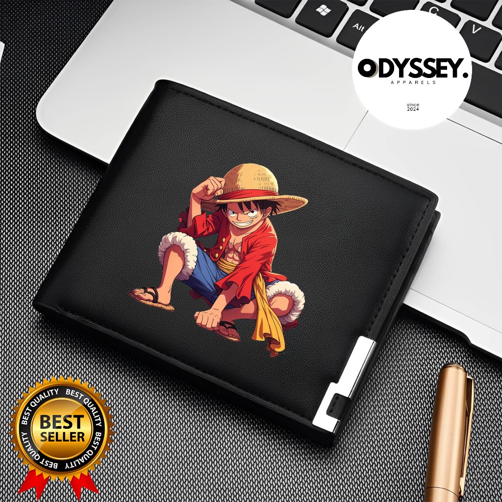 One PIECE Men's Folding Wallet Luffy Wallet | Shopee Malaysia