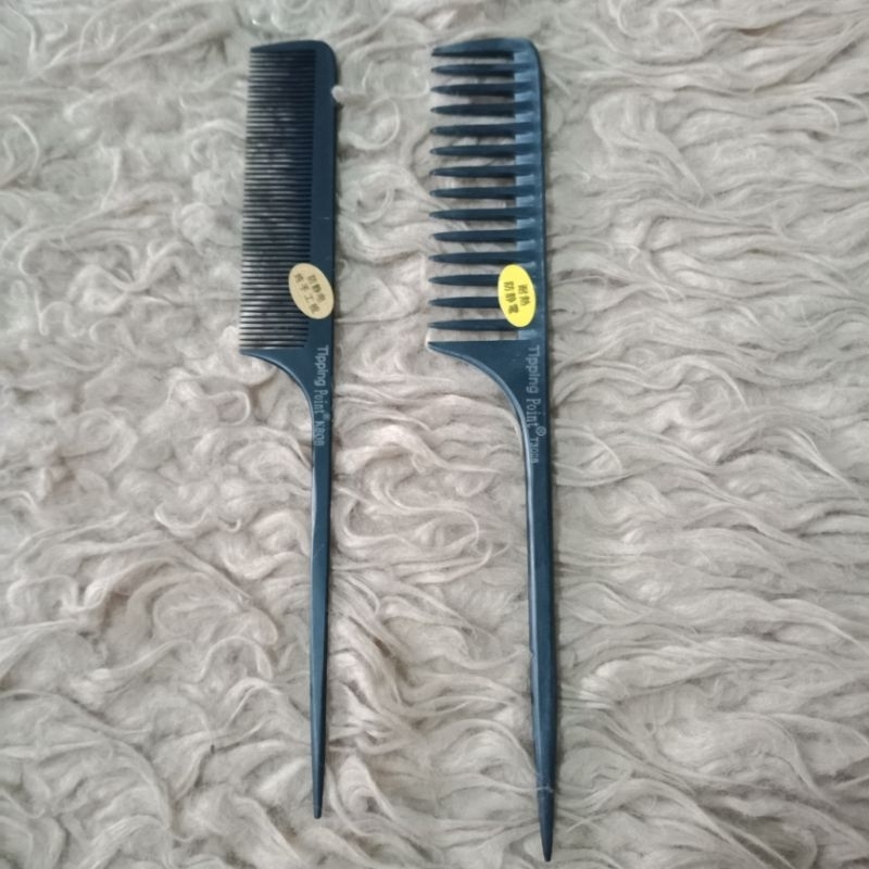 Tipping POINT Comb Heat Resistant Comb Vise Comb Straight Tail Comb ...