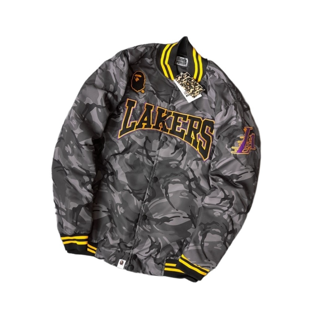 Lakers bape jacket hotsell