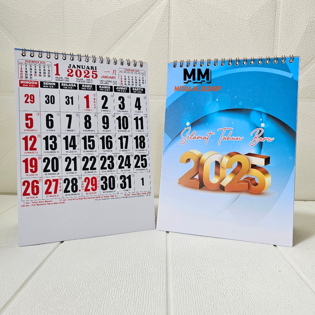 Work DESK CALENDAR 2025 NEWEST VERTICAL KM-12 2025 | Shopee Malaysia