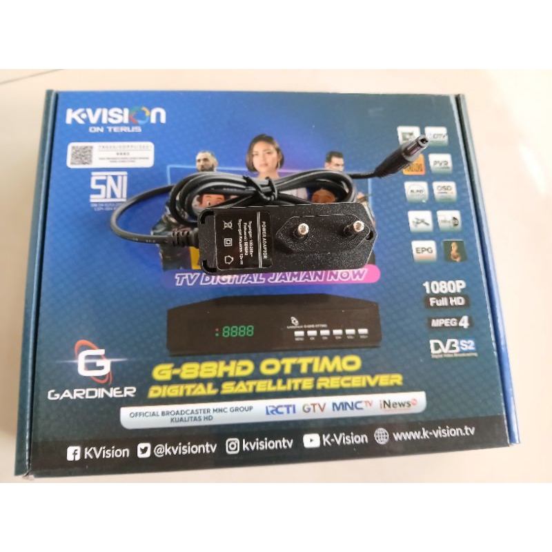 Original K-Vision GOL Gardiner Ottimo Optus Op-66 LGSAT Star 12V 1a ...