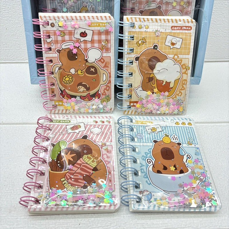 Gm - NOTEBOOK MINI BINDER CAPYBARA A7 | Mini NOTEBOOK | Small MEMO BOOK ...