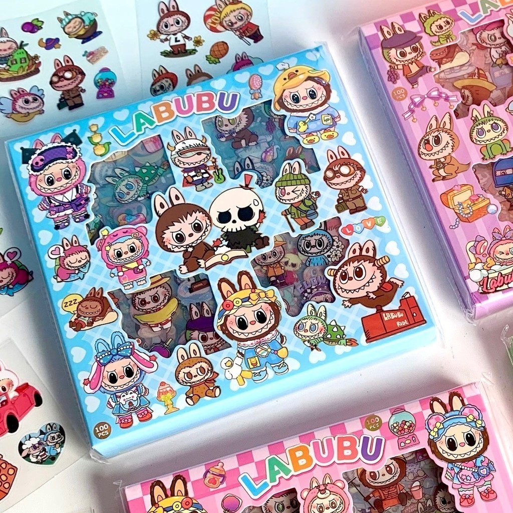 100 LabubuI Book Stickers / Labubu Stickers / Labubu Children's ...