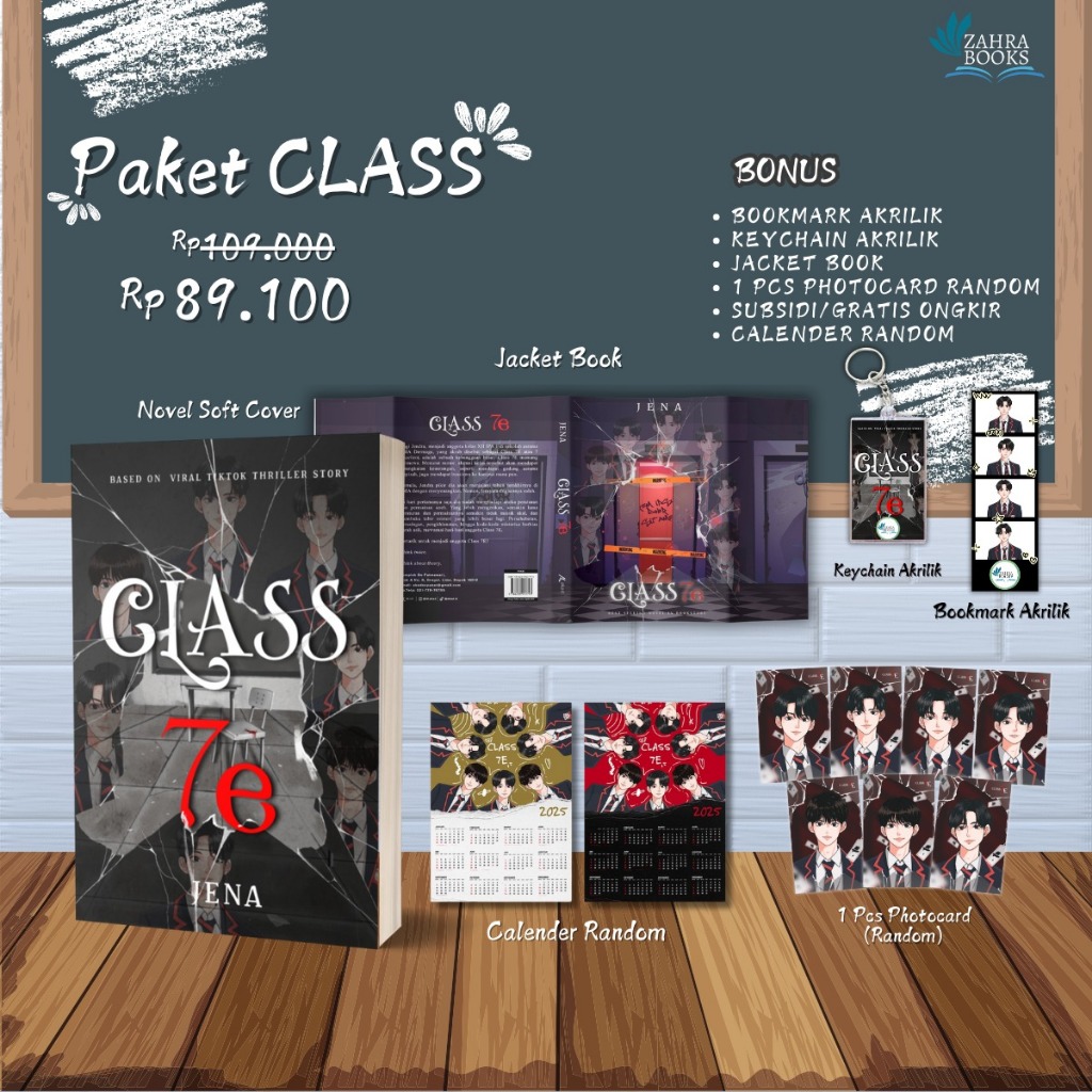 Novel Class 7E By Jena - Akad | Shopee Malaysia