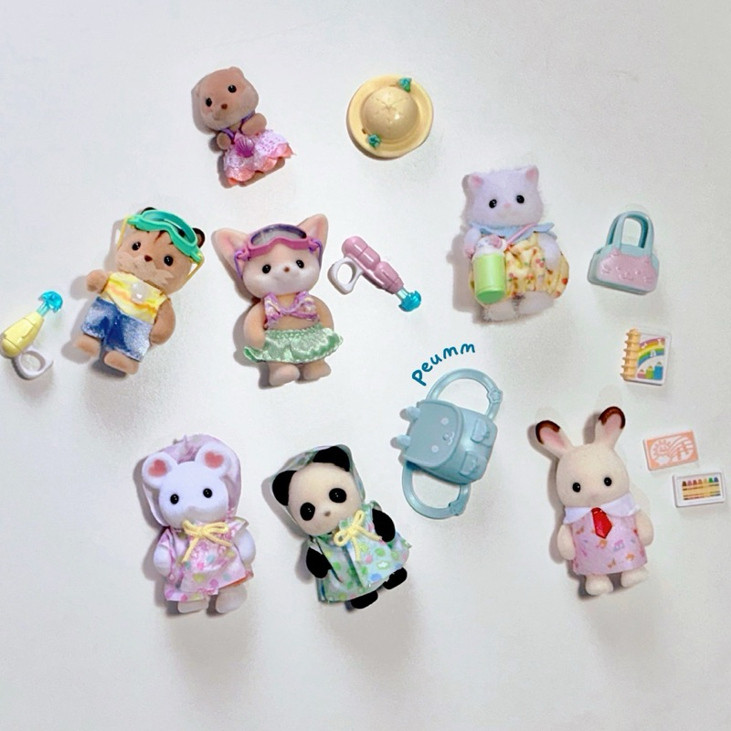 Sylvanian Families: Panda Family Trio