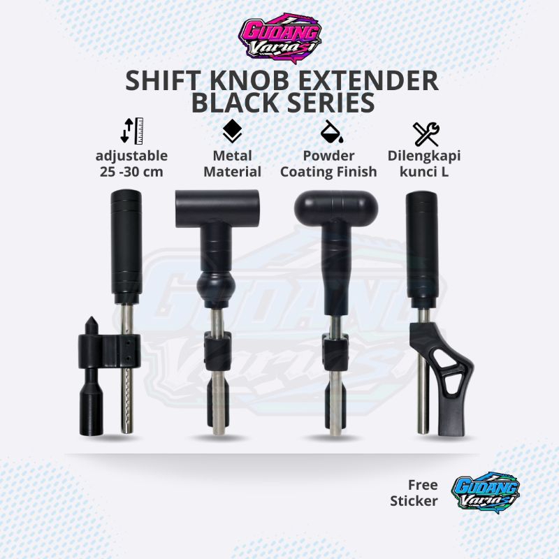Gear Extender Knob Black Series New UNIVERSAL Adjust 25-30cm | Shopee ...