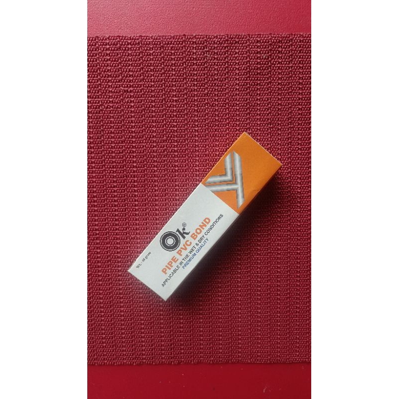 Ok pvc pipe glue 40gr | Shopee Malaysia