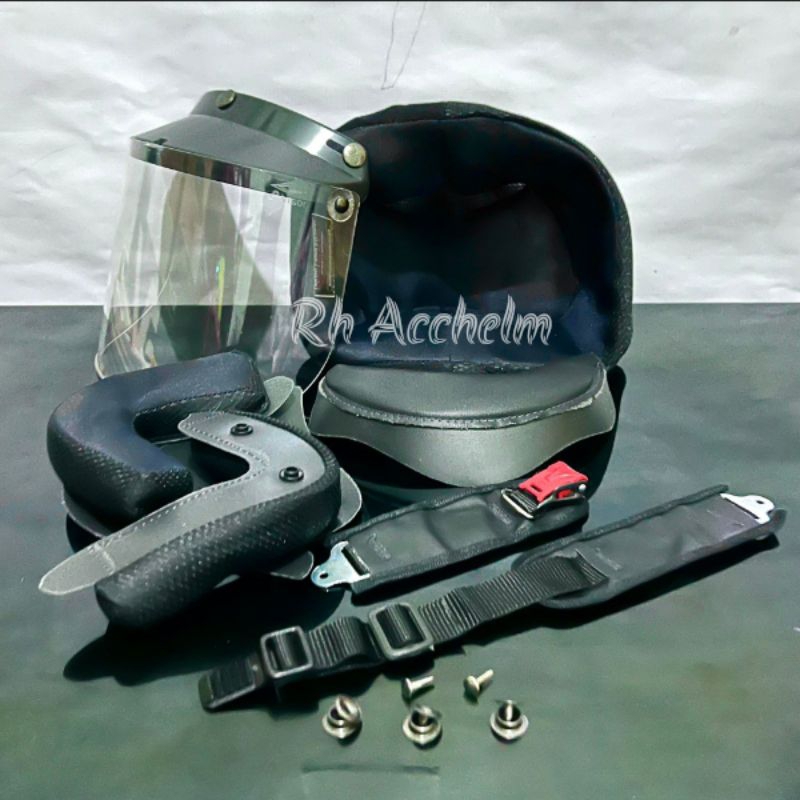 Bogo RETRO FLAT FLAT HELMET GLASS (bogo model) | Shopee Malaysia