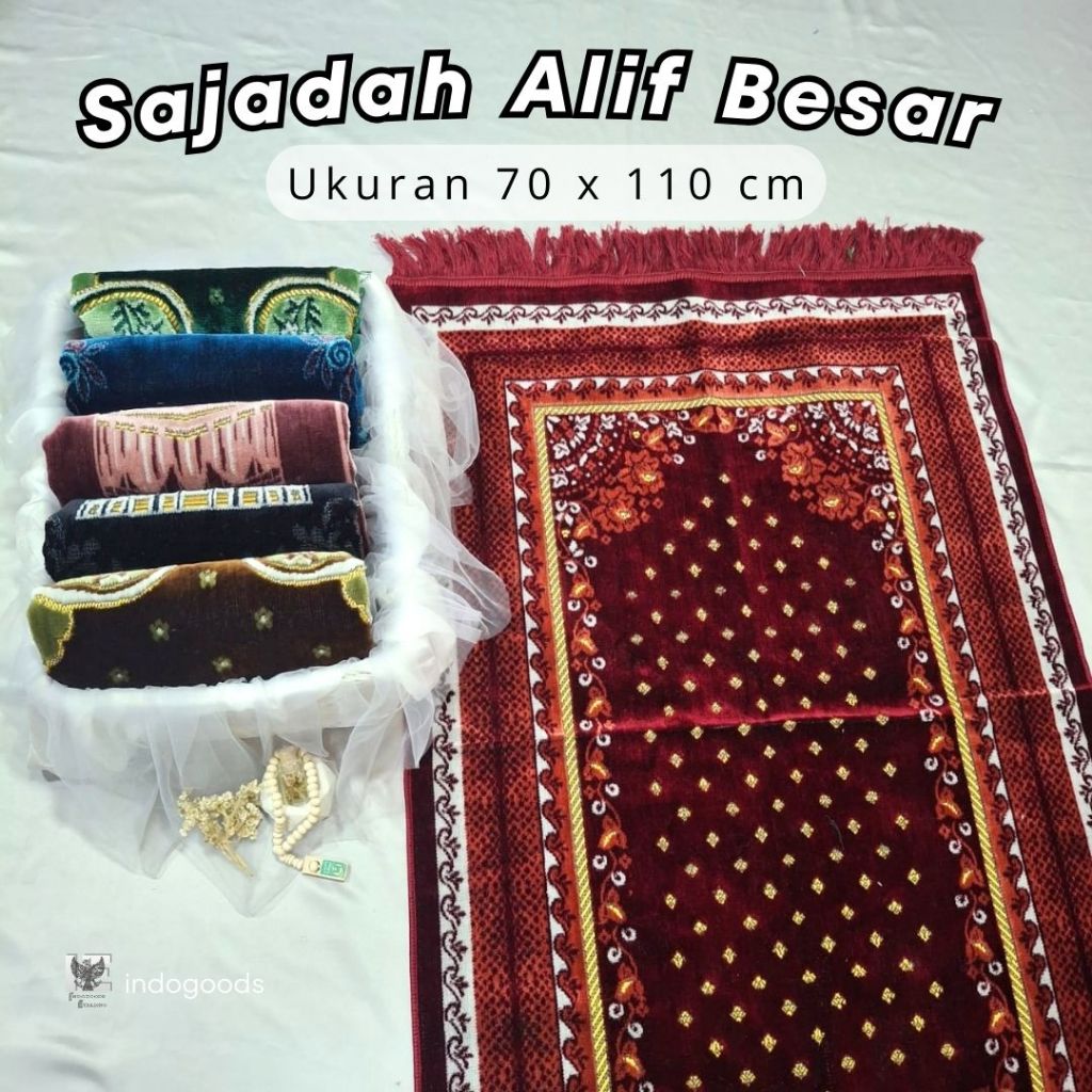 [Wholesale Contents 10 Pcs] Turkish Alif Gold Prayer Mat LARGE Spiegel ...