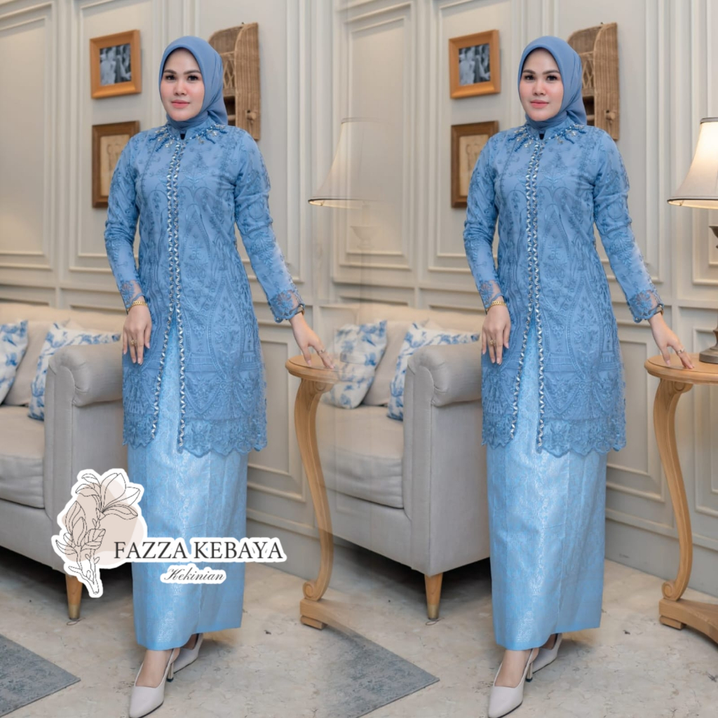 BUSUI TILLE SEQUENCE TUNIC KEBAYA SET || BUSUI TUNIC KEBAYA || BUSUI ...