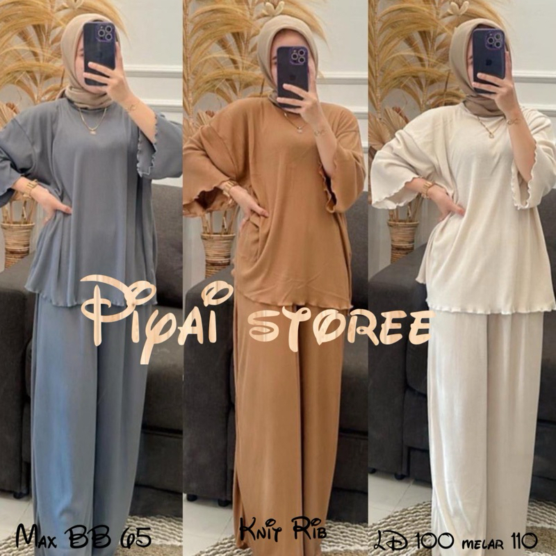 PREMIUM RIB KNIT SET/WOMEN'S KNIT SET/WOMEN'S SET/Loren one set ...