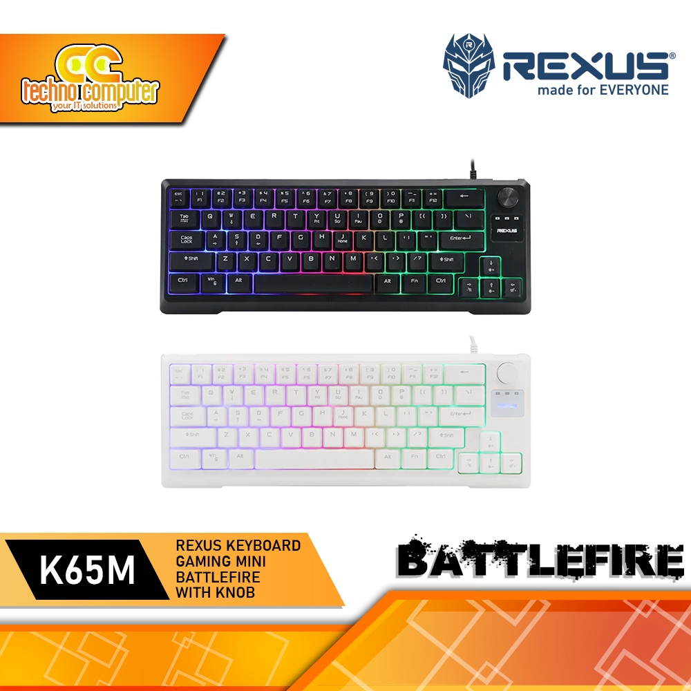 Rexus MINI BATTLEFIRE K65M Keyboard - Gaming Keyboard | Shopee Malaysia