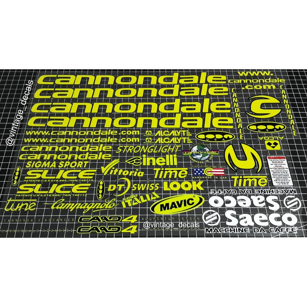 Sticker decals replacement Cannondale Saeco team caad4 | Shopee Malaysia