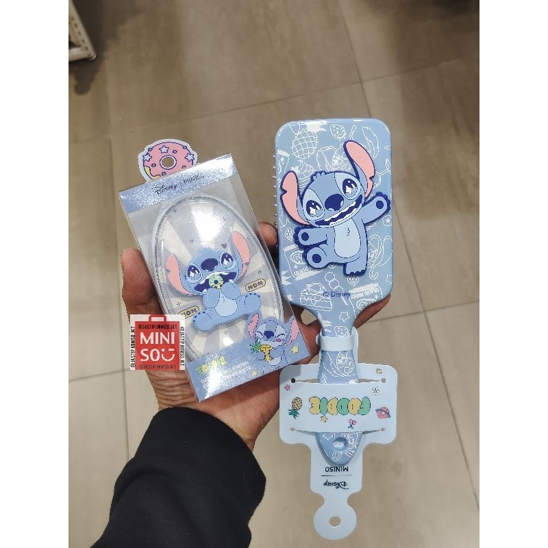MINISO Massage Comb Cushion Brush / Detangling Brush DISNEY STITCH ...
