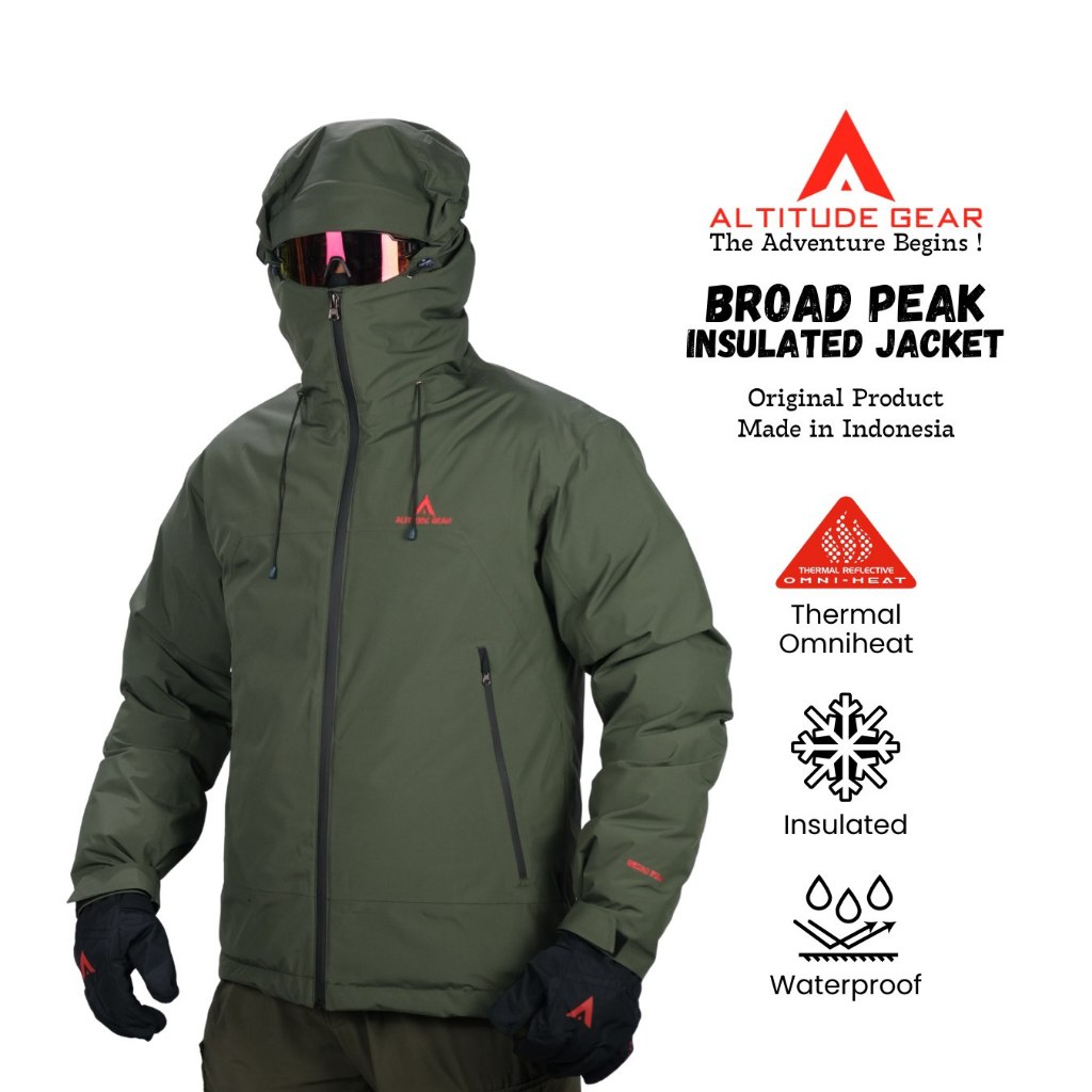 Altitude Gear Broad Peak Gorpcore Mountain Jacket Insulated Waterproof ...