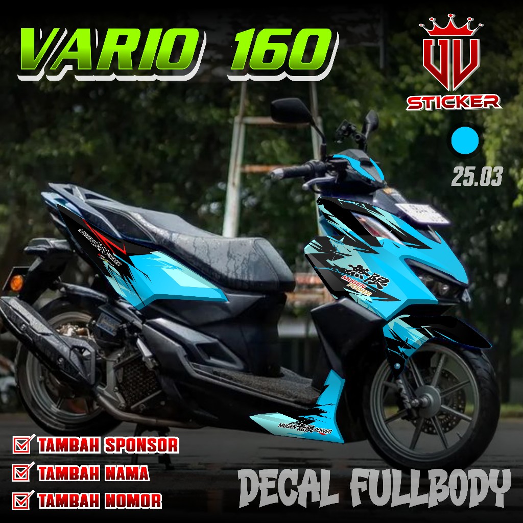 Full Body Decal Sticker for Honda Vario 160 CBS ABS 2022 2023 2024 2025 ...