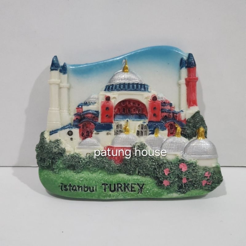 Turkey Magnets For Refrigerator Super Cute Istanbul Souvenir - Green Color Fridge Magnet Mini Plastic Turkeys
