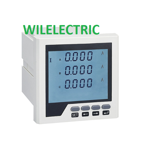 Multi Function Multifunction meter 3P 3 Phase 4 wire LCD Display ...
