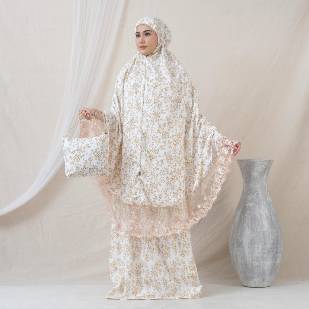 SETIA PUTRA - Luxury Adult Prayer Robe Super Foil Premium Jumbo Lace ...