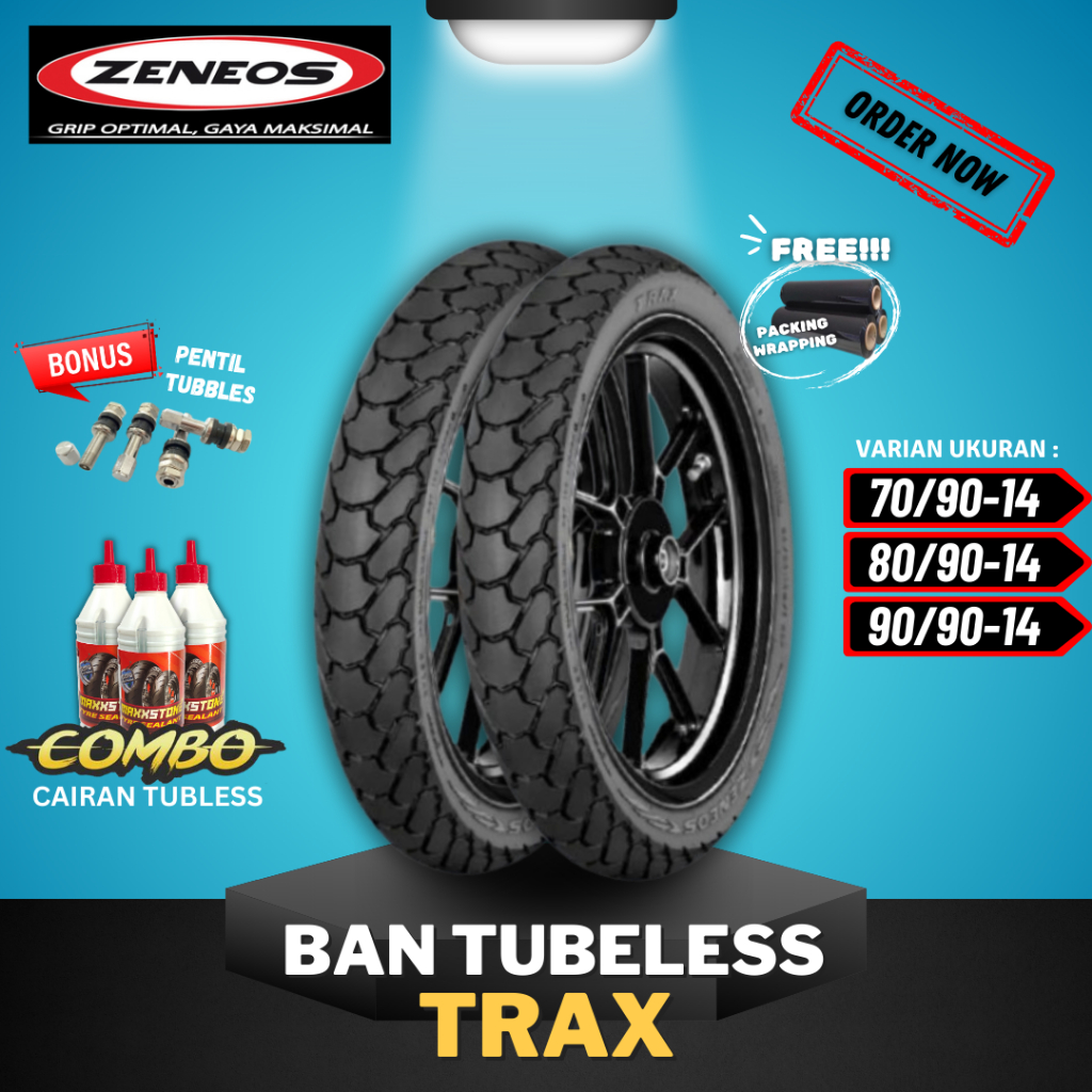 ZENEOS TRAX TIRES Ring 14 (70/90-14 / 80/90-14 / 90/90-14) ZENEOS ...