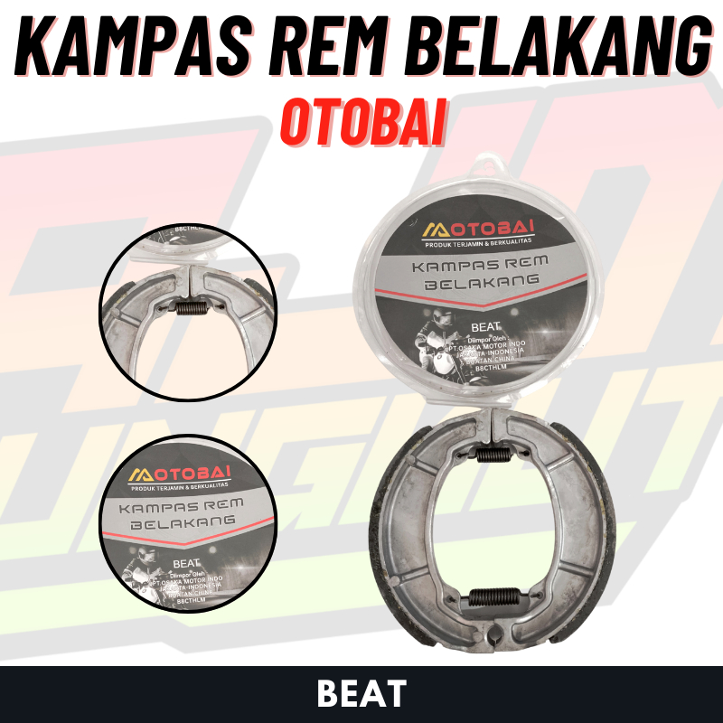 Rear Brake Pads Otobai Break Shoe Plus Spring for Automatic Underbone ...