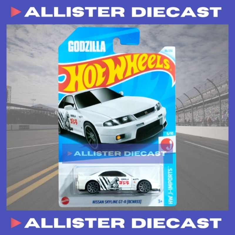 Hot Wheels Nissan Skyline GT-R (BCNR33) Godzilla Hotwheels Nissan ...