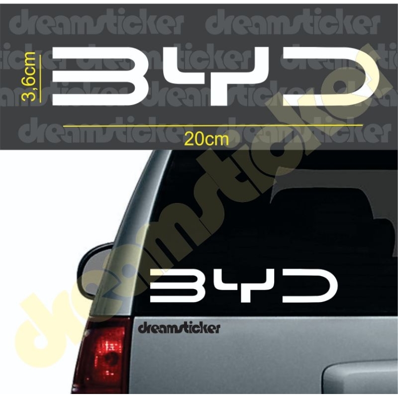 BYD Car Cutting Sticker Sticker | Shopee Malaysia