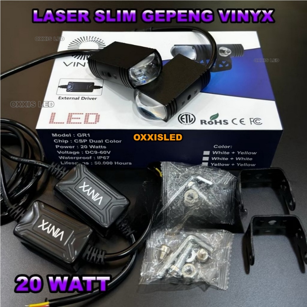 ORIGINAL VINYX SLIM GR1 D2 MINI SLIM DRIVER EXTERNAL SPOTLIGHT LED ...
