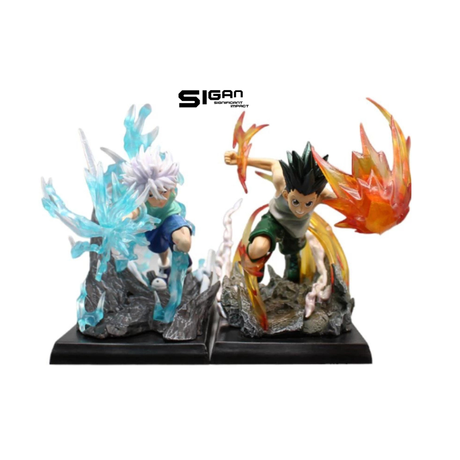 Action Figure Hunter X Hunter Killua Zoldyck Nen Gon Freecss Anime ...