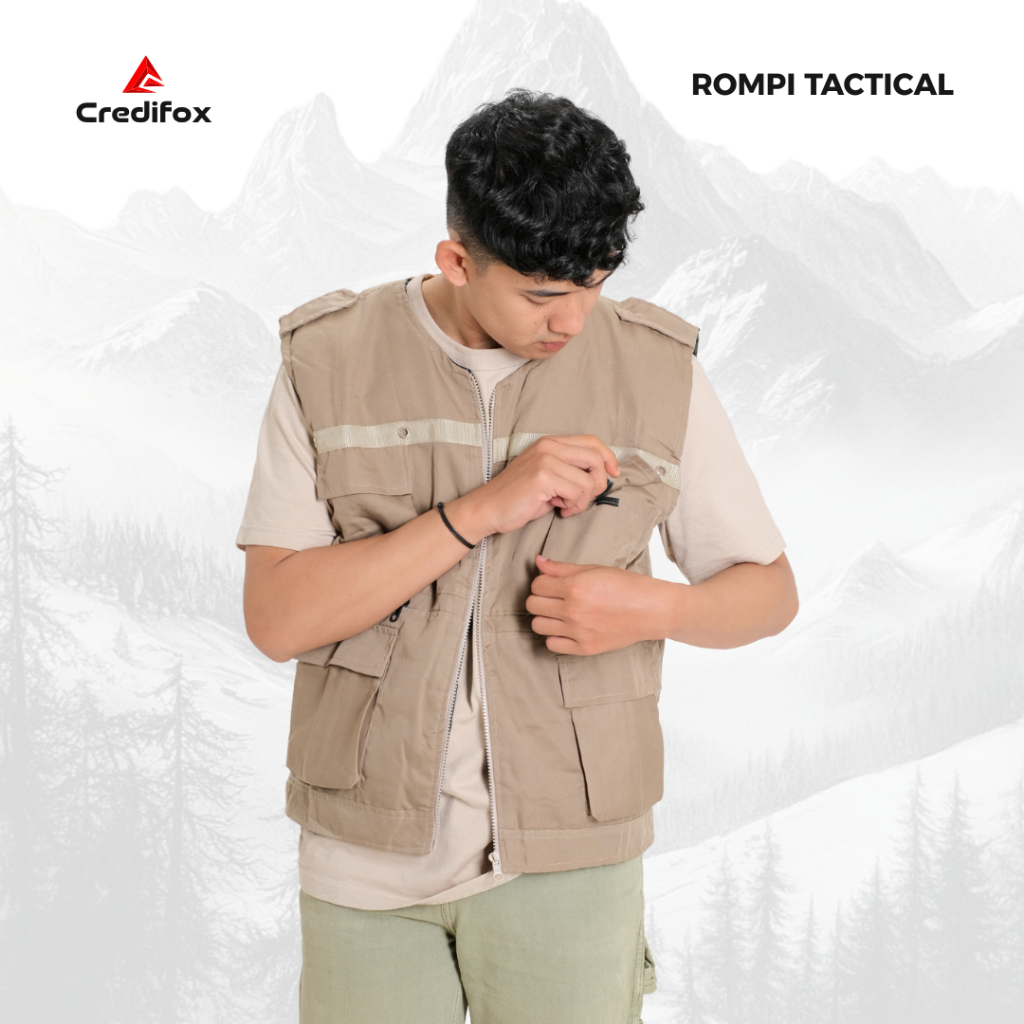 CREDIFOX tactical vest - cargo vest - casual men's vest - project ...