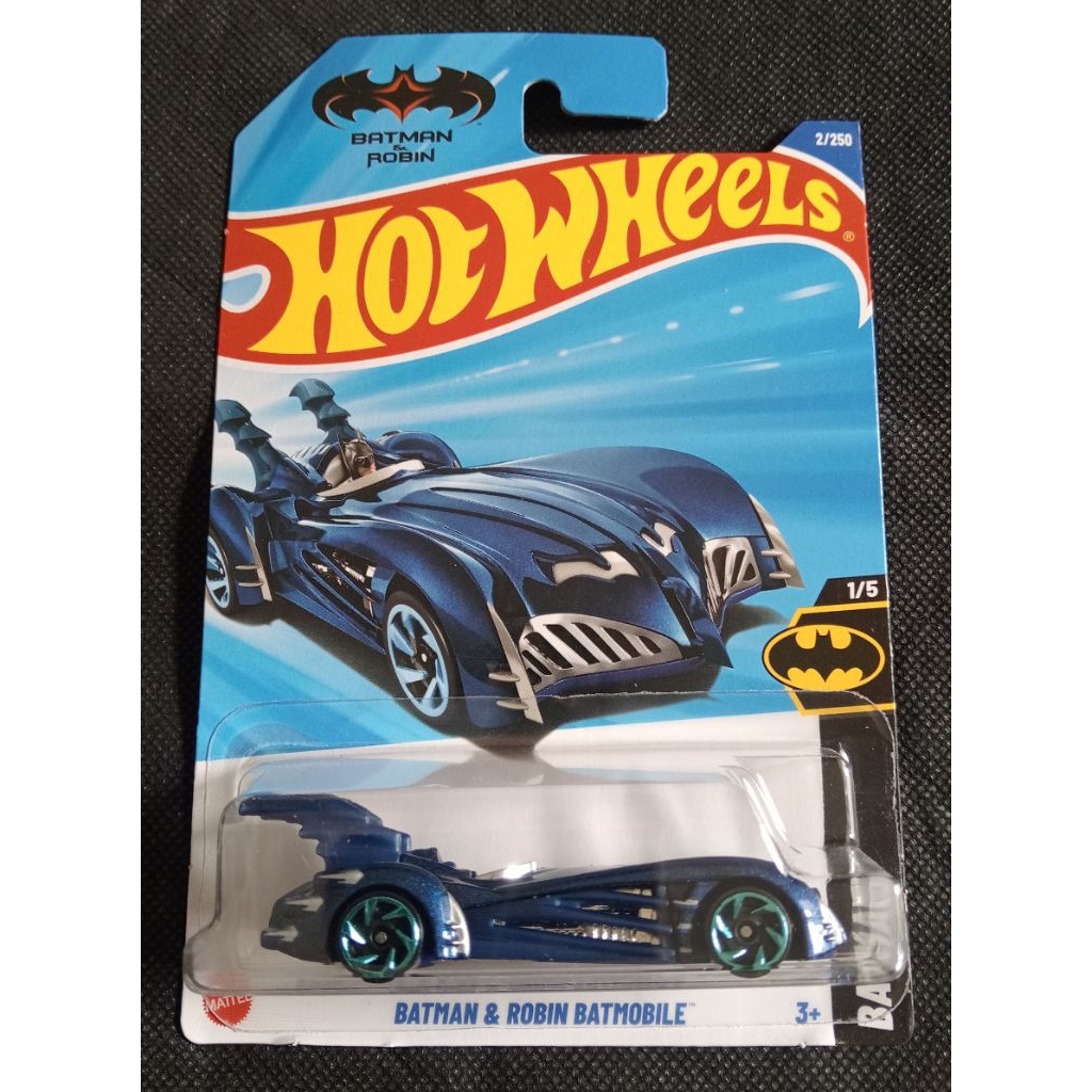HOT WHEELS BATMAN & ROBIN BATMOBILE BLUE 2025 | Shopee Malaysia