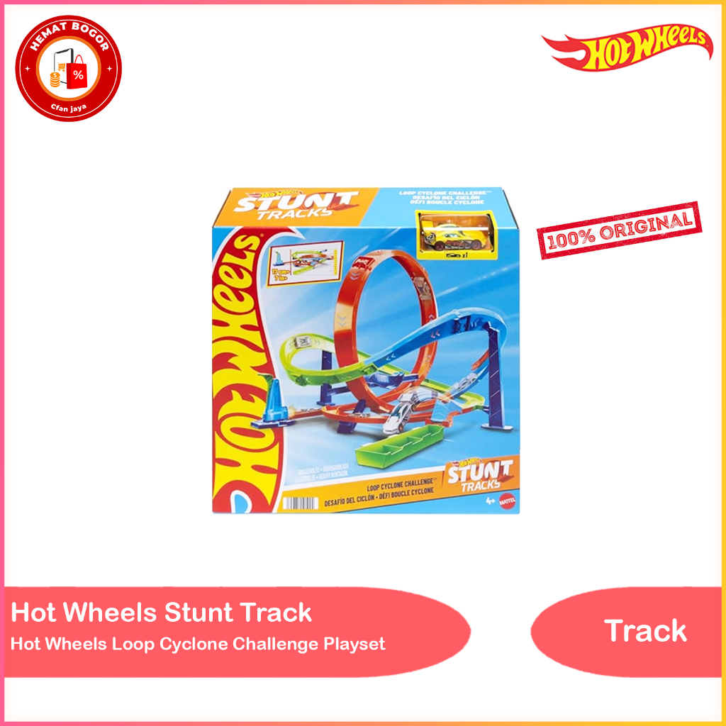 Original Hot Wheels Loop Cyclone Challenge Playset - HW | Shopee Malaysia
