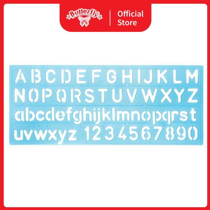 Butterfly Letter Ruler Template Printing Technique HA-270 | Shopee Malaysia