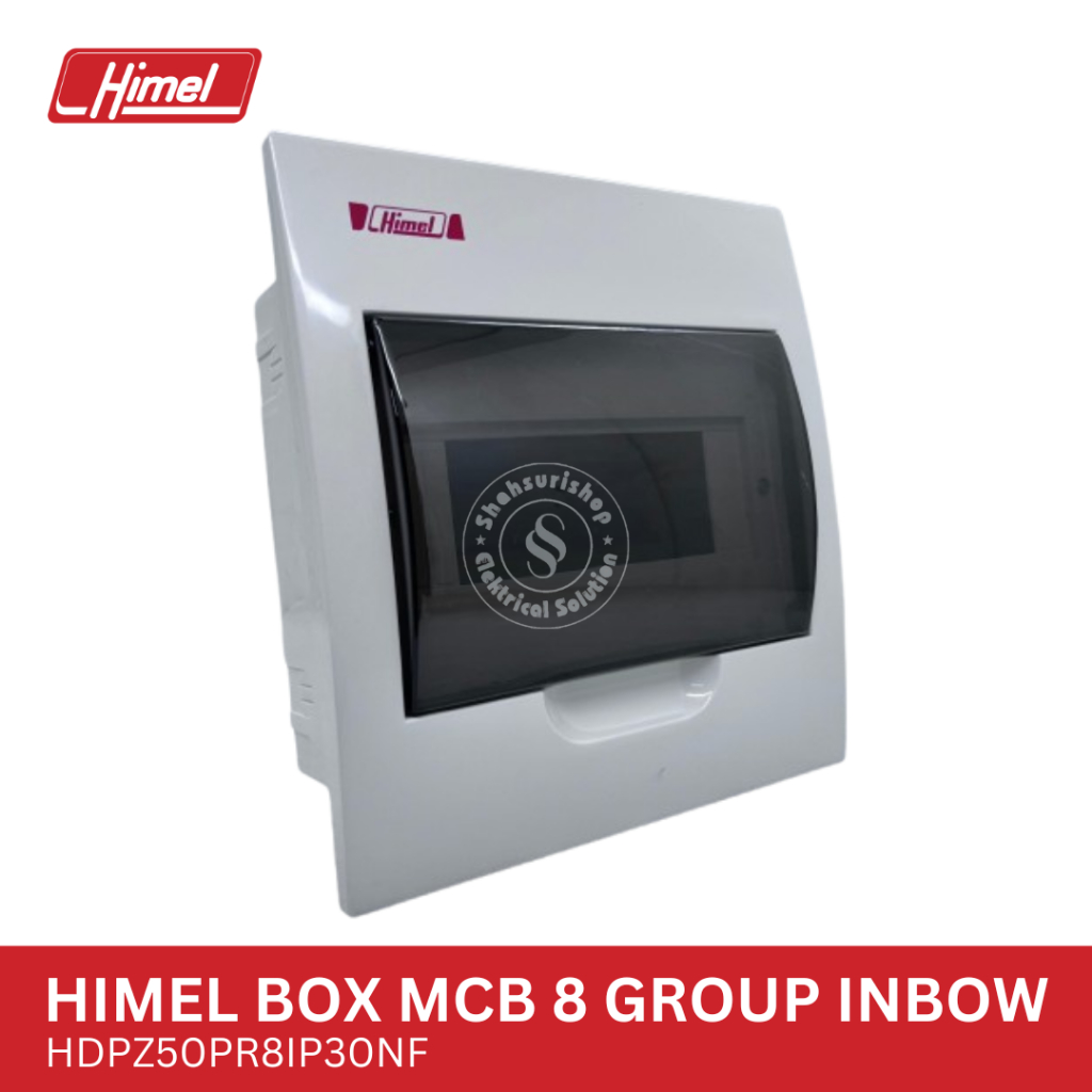 HIMEL BOX MCB 8 GROUP HDPZ50PR8IP30NF INBOW FLUSH MOUNTING 8 POLE BOX ...