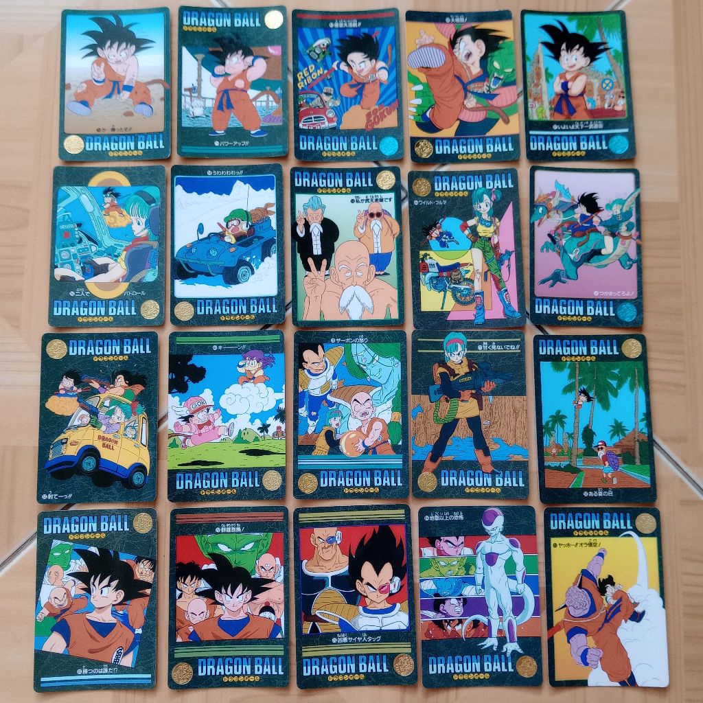 Dragon ball visual adventure card Bandai original Japan vintage 1991 ...