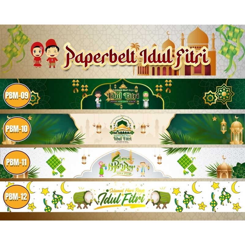 Print Print Paperbelt Hari Raya Idul Fitri Paper Blet, Pckaging Sleeve ...