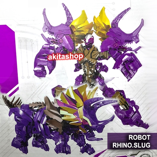 Transformer SLUG DINOSAUR Robot Warrior Can Become a Triceratops ...