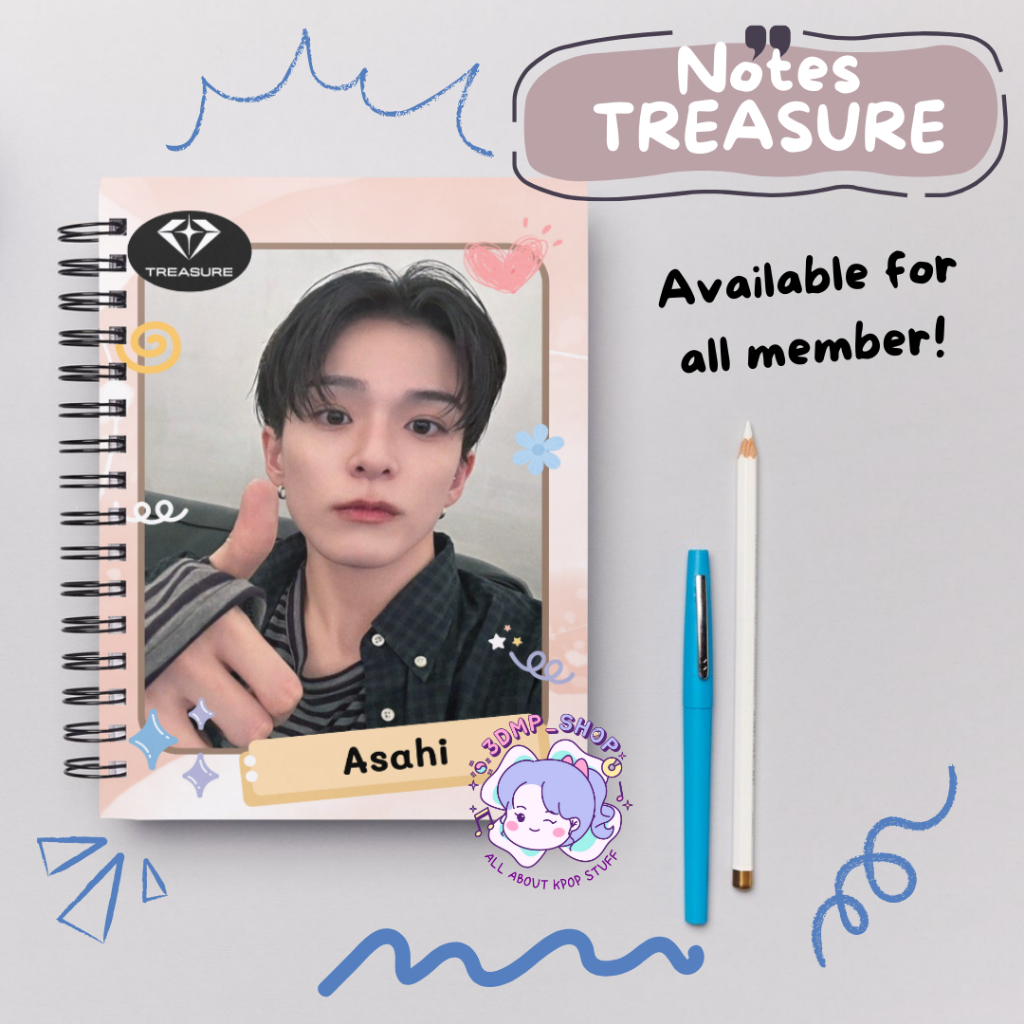 Notes Treasure Permember Notebook Yoshi Asahi Doyoung Haruto Jaehyuk ...