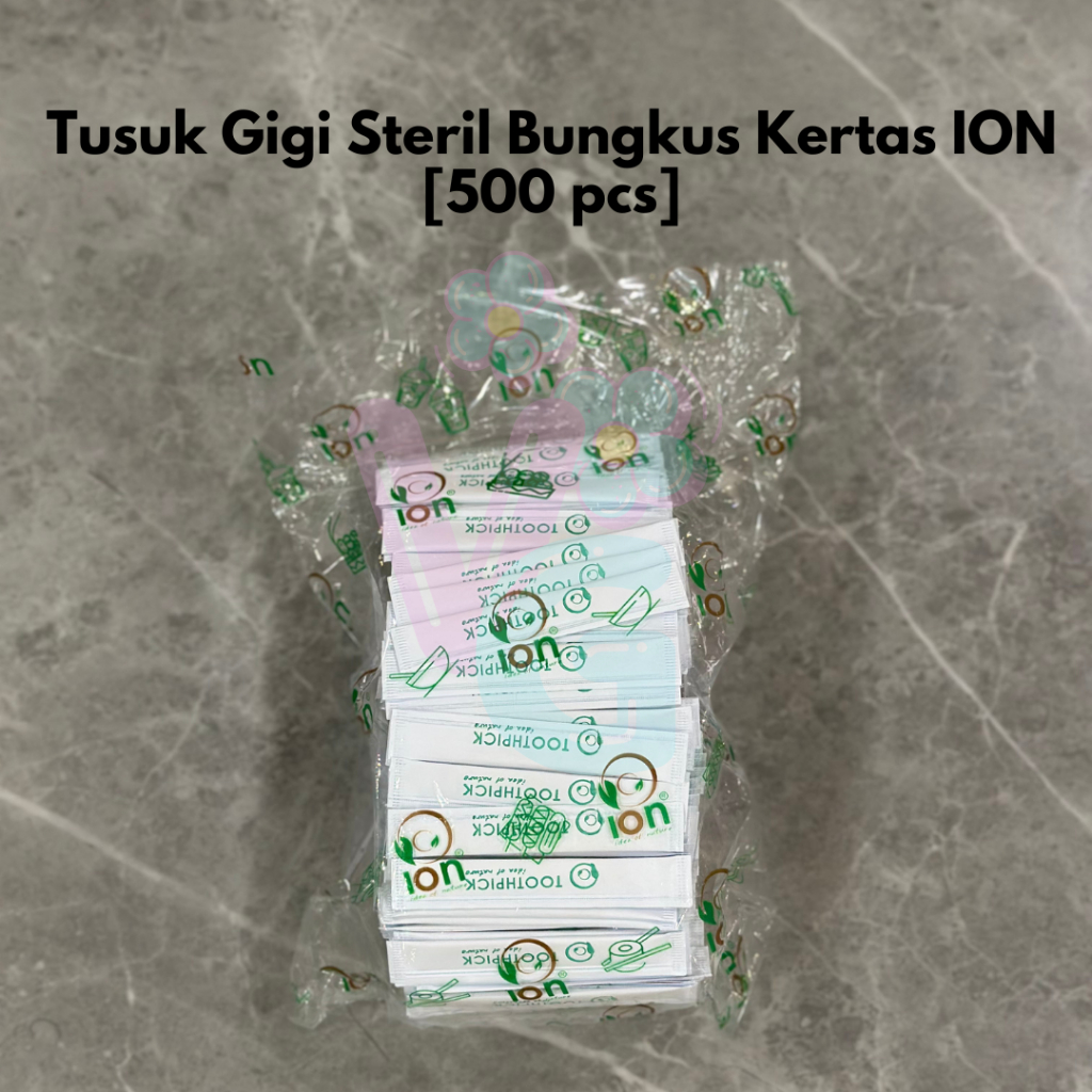 Hygienic Sterile Toothpicks Wrapped in ION Paper [500 pcs] | Shopee ...